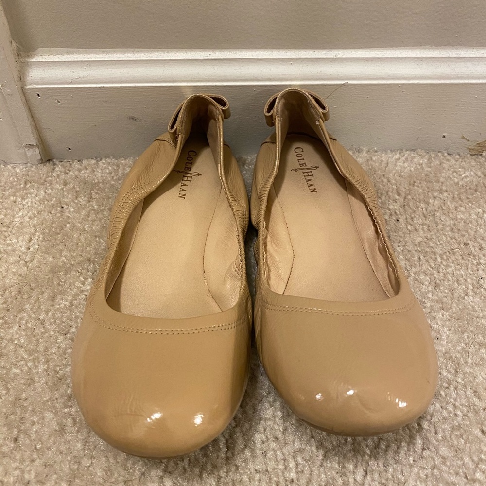 Cole Haan Patent Ballet Flats Sz 8